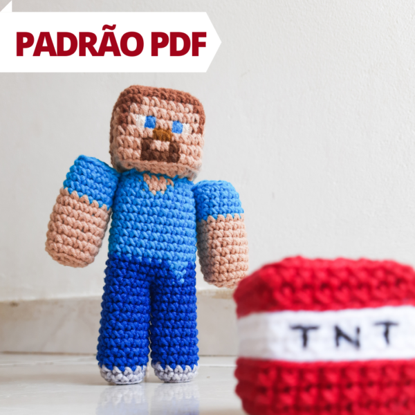 Steve minecratf amigurumi pdf