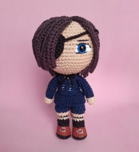 Padrão Ciel Phantomhive huroshitsuji amigurumi crochet pattern (receita em pdf)