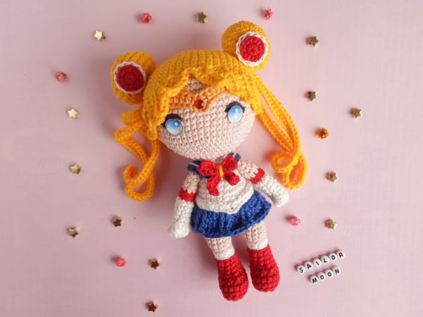 Amigurumi Sailor Moon - Receita em PDF