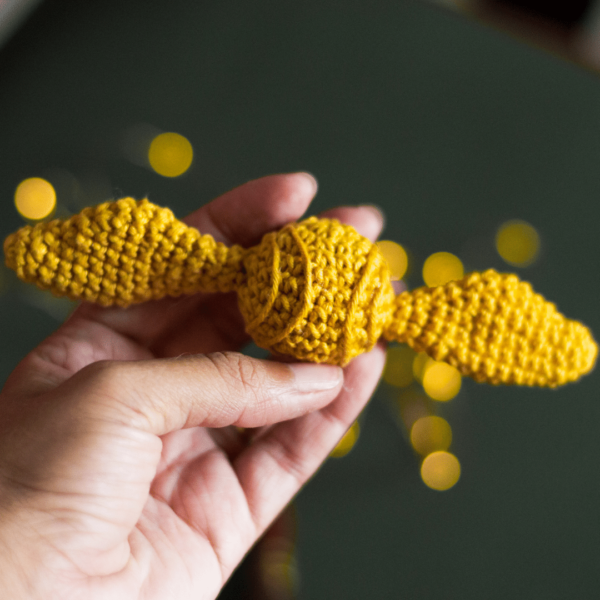 Nimbus 2000 e Pomo de Ouro (Harry Potter) Amigurumi