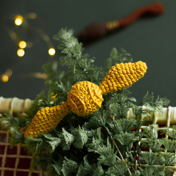 Nimbus 2000 e Pomo de Ouro (Harry Potter) Amigurumi