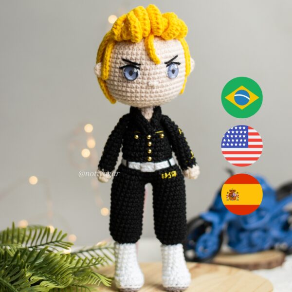 Takemichi (Tokyo Revengers) amigurumi- PDF