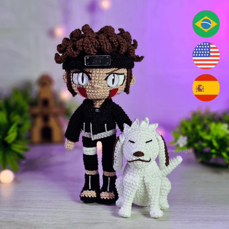 Kiba Inuzuka + Akamaru - (Naruto Shippuden) - PDF (PLANO DE ASSINATURA)