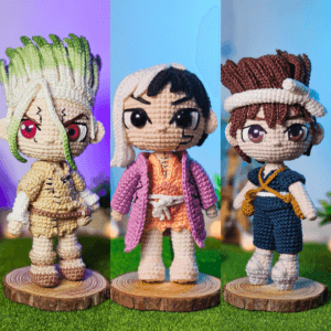 Combo Dr. Stone (Senku, Gen e Chrome)-PDF