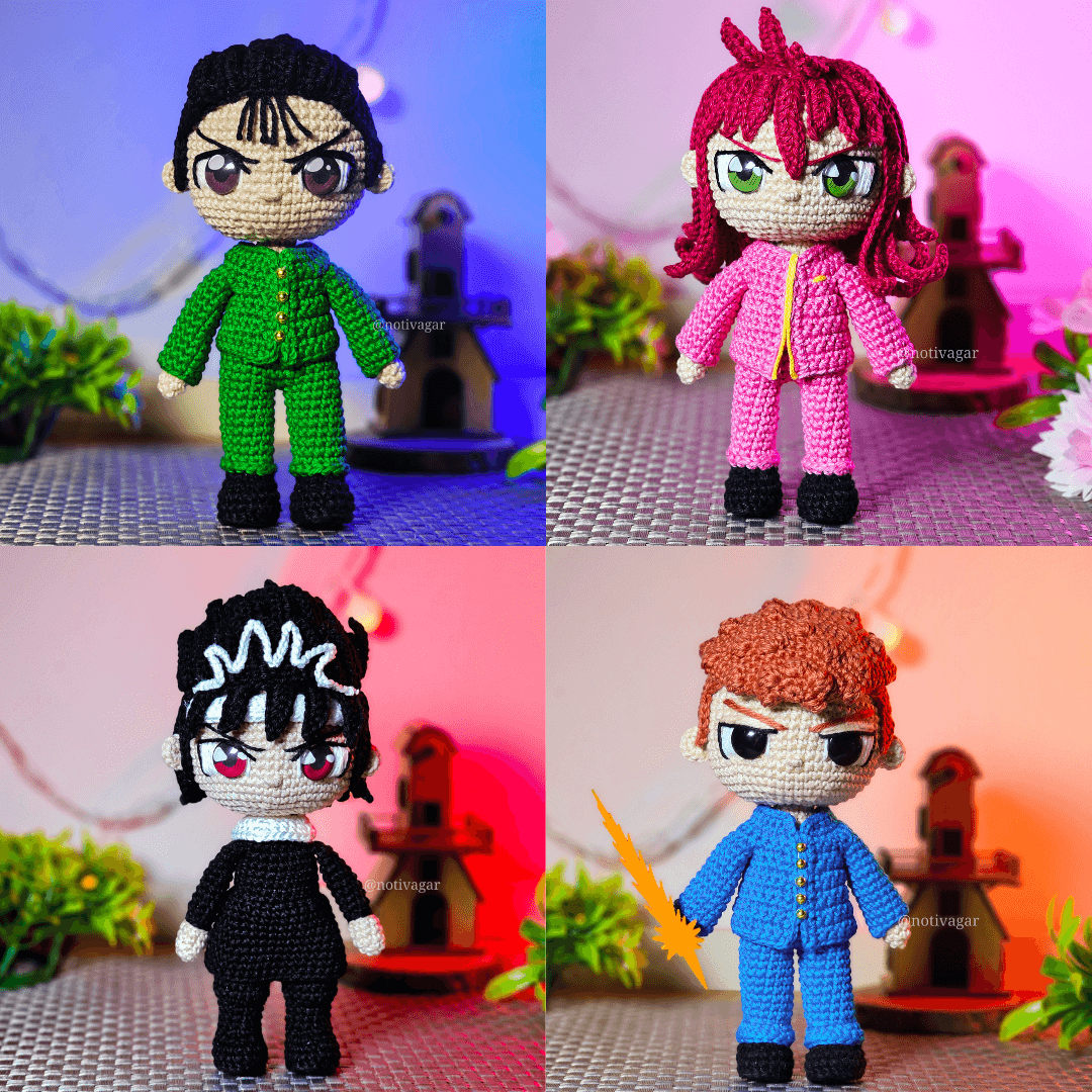 Combo Yu Yu Hakusho (Yusuke, Hiel, Kurama e Kuwabara) - PDF